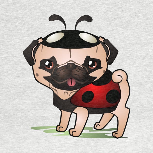 Lady Pug by LyddieDoodles